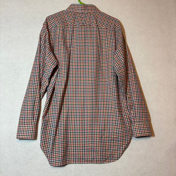 Charles Tyrwhitt Multicolored Check Button Long Sleeve Men's Size 16.5/35 Shirt - Picture 3 of 6